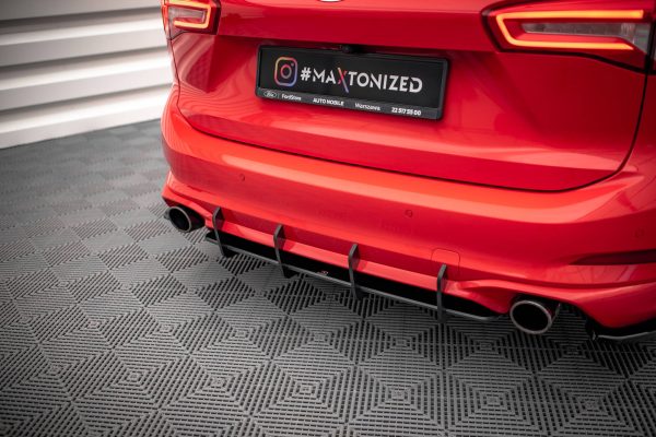 Ford Focus Estate ST Mk4 - Difusor traseiro STREET PRO | FOFO4STLINEESCNC-RS1B+BRBI | Produto Maxton Design distribuído por Unicartuning. Ford Focus Estate ST Mk4 - Difusor traseiro STREET PRO | FOFO4STLINEESCNC-RS1B+BRBI | Produto Maxton Design distribuído por Unicartuning.