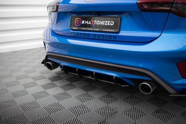 Ford Focus ST Mk4 - Difusor traseiro STREET PRO | FOFO4STCNC-RS1BRB | Produto Maxton Design distribuído por Unicartuning.
