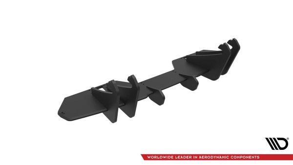 Ford Mustang GT Mk6 (facelift) - Difusor traseiro STREET PRO | FOMU6FGTCNC-RS1B+BRBI | Produto Maxton Design distribuído por Unicartuning.