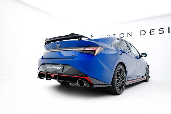 Hyundai Elantra N Mk7 - Difusor traseiro STREET PRO | HYEL7NCNC-RS1B | Produto Maxton Design distribuído por Unicartuning.