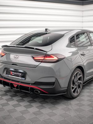 Hyundai I30 Fastback N-line Mk3 (facelift) - Difusor traseiro STREET PRO | HYI303FNLINEFBCNC-RS1BRB | Produto Maxton Design distribuído por Unicartuning.