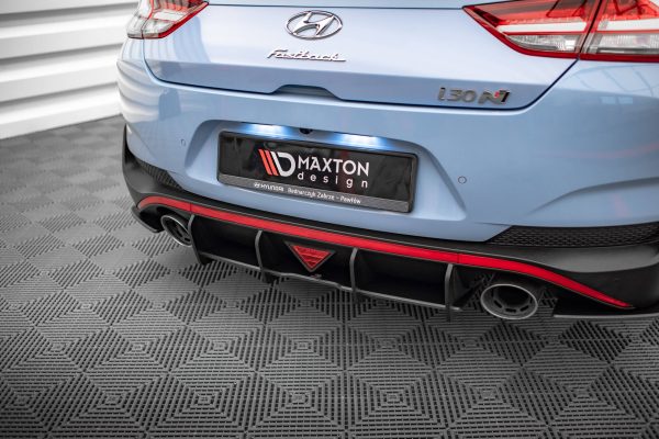 Hyundai I30 N Fastback Mk3 (facelift) - Difusor traseiro STREET PRO | HYI303NFBCNC-RS1BRB | Produto Maxton Design distribuído por Unicartuning.