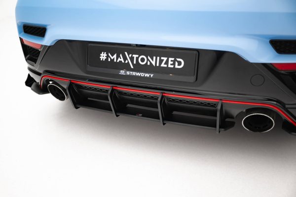 Hyundai Veloster N Mk2 - Difusor traseiro STREET PRO | HYVE2NCNC-RS1B | Produto Maxton Design distribuído por Unicartuning.