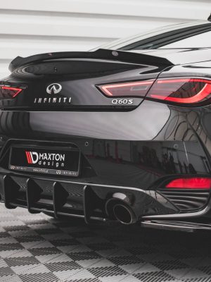 Infiniti Q60 S Mk2 - Difusor traseiro STREET PRO | INQ60S2CNC-RS1B+BRBI | Produto Maxton Design distribuído por Unicartuning.