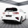 Kia Ceed GT Mk3 - Difusor traseiro STREET PRO | KICE3GTCNC-RS1B+BRBI | Produto Maxton Design distribuído por Unicartuning.