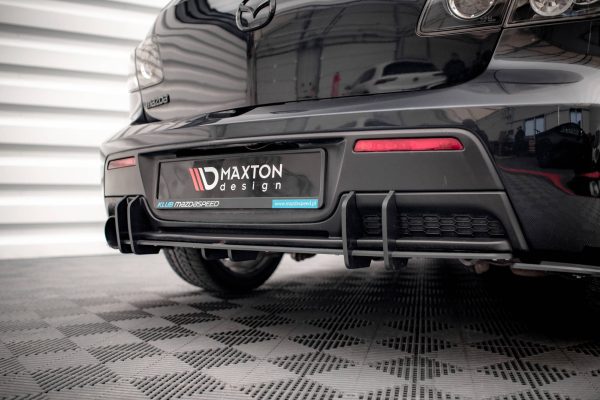 Mazda 3 Mps Mk1 modelo US-spec - Difusor traseiro STREET PRO | MA3MPS1CNC-RS1BRB | Produto Maxton Design distribuído por Unicartuning. Mazda 3 Mps Mk1 modelo US-spec - Difusor traseiro STREET PRO | MA3MPS1CNC-RS1BRB | Produto Maxton Design distribuído por Unicartuning.