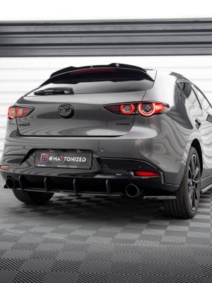 Mazda 3 Mk4 - Difusor traseiro STREET PRO | MA34CNC-RS1B+BRBI | Produto Maxton Design distribuído por Unicartuning.
