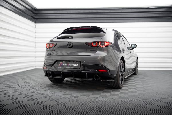 Mazda 3 Mk4 - Difusor traseiro STREET PRO | MA34CNC-RS1B+BRBI | Produto Maxton Design distribuído por Unicartuning.