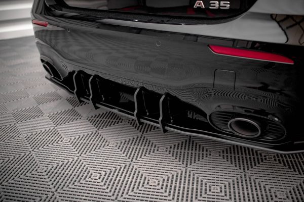 Mercedes-Benz A35 AMG Hatchback Aero Pack W177 - Difusor traseiro STREET PRO | MEA17735CNC-RS1BRB | Produto Maxton Design distribuído por Unicartuning. Mercedes-Benz A35 AMG Hatchback Aero Pack W177 - Difusor traseiro STREET PRO | MEA17735CNC-RS1BRB | Produto Maxton Design distribuído por Unicartuning.