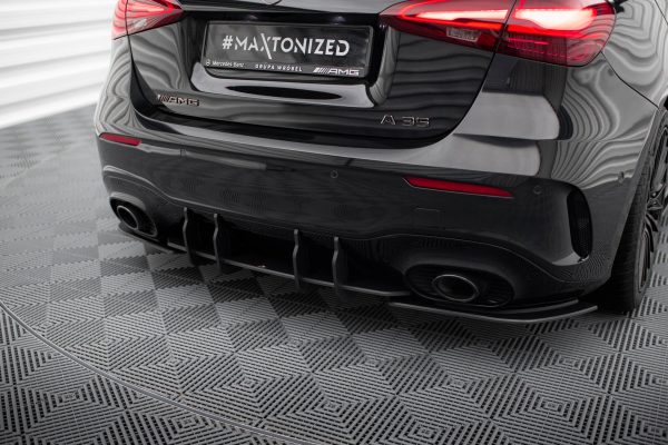 Mercedes-AMG A35 Hatchback W177 - Difusor traseiro STREET PRO | MEA177F35CNC-RS1BRB | Produto Maxton Design distribuído por Unicartuning.