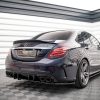 Mercedes-AMG C43 Sedan / Estate W205 / S205 (facelift) - Difusor traseiro STREET PRO | MEC205AMGCNC-RS1B+BRBI | Produto Maxton Design distribuído por Unicartuning.