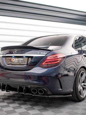 Mercedes-AMG C43 Sedan / Estate W205 / S205 (facelift) - Difusor traseiro STREET PRO | MEC205AMGCNC-RS1B+BRBI | Produto Maxton Design distribuído por Unicartuning.