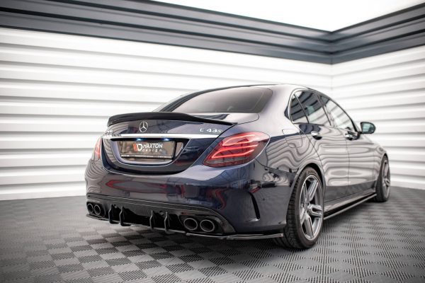 Mercedes-AMG C43 Sedan / Estate W205 / S205 (facelift) - Difusor traseiro STREET PRO | MEC205AMGCNC-RS1B+BRBI | Produto Maxton Design distribuído por Unicartuning.