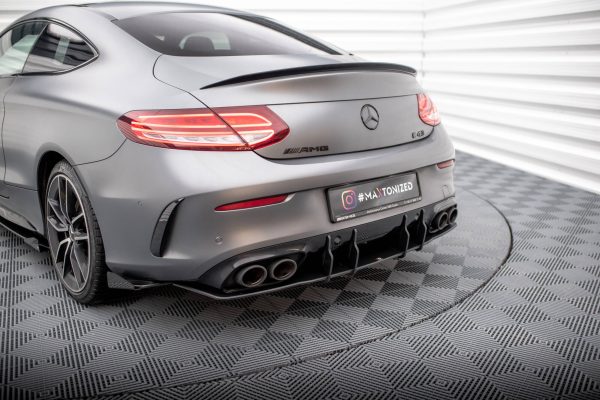 Mercedes-AMG C43 Coupé / Cabrio C205 (facelift) / A205 (facelift) - Difusor traseiro STREET PRO | MEC205F43CCNC-RS1B+BRBI | Produto Maxton Design distribuído por Unicartuning.