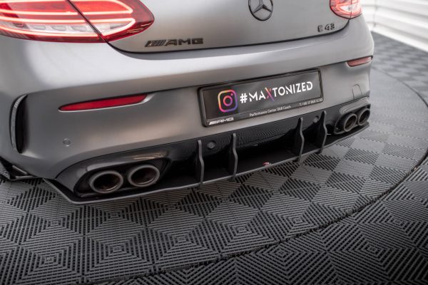 Mercedes-AMG C43 Coupé / Cabrio C205 (facelift) / A205 (facelift) - Difusor traseiro STREET PRO | MEC205F43CCNC-RS1B+BRBI | Produto Maxton Design distribuído por Unicartuning.
