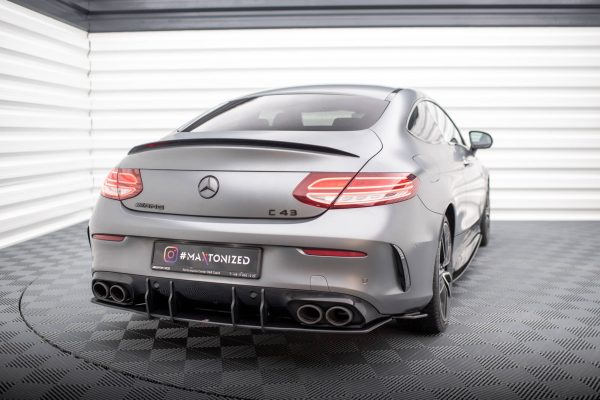 Mercedes-AMG C43 Coupé / Cabrio C205 (facelift) / A205 (facelift) - Difusor traseiro STREET PRO | MEC205F43CCNC-RS1B+BRBI | Produto Maxton Design distribuído por Unicartuning.