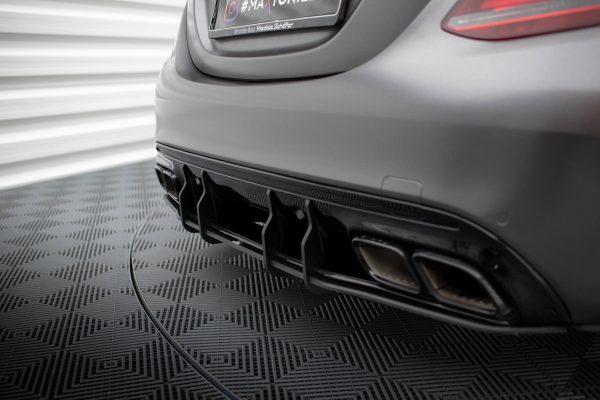 Mercedes-AMG C63 Sedan / Estate W205 (facelift) - Difusor traseiro STREET PRO | MEC205F63CNC-RS1BRB | Produto Maxton Design distribuído por Unicartuning.