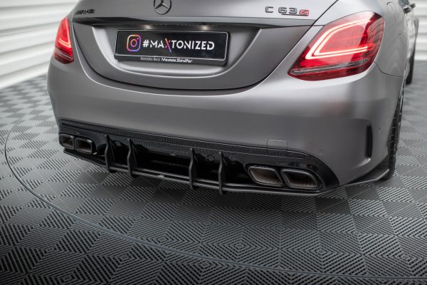 Mercedes-AMG C63 Sedan / Estate W205 (facelift) - Difusor traseiro STREET PRO | MEC205F63CNC-RS1BRB | Produto Maxton Design distribuído por Unicartuning.