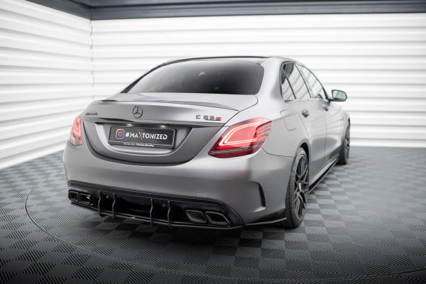 Mercedes-AMG C63 Sedan / Estate W205 (facelift) - Difusor traseiro STREET PRO | MEC205F63CNC-RS1BRB | Produto Maxton Design distribuído por Unicartuning.