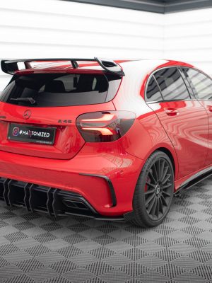 Mercedes-Benz A45 AMG W176 (facelift) - Difusor traseiro STREET PRO | MEA176FAEROCNC-RS1B+BRBI | Produto Maxton Design distribuído por Unicartuning.