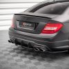 Mercedes-Benz C Coupé AMG-line C204 - Difusor traseiro STREET PRO | MEC204FAMGLINECCNC-RS1B+BRBI | Produto Maxton Design distribuído por Unicartuning.