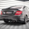Mercedes-Benz C Coupé AMG-line C204 - Difusor traseiro STREET PRO | MEC204FAMGLINECCNC-RS1B+BRBI | Produto Maxton Design distribuído por Unicartuning.
