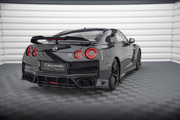 Nissan GTR R35 (facelift) - Difusor traseiro STREET PRO | NIGTR4F3CNC-RS1B+BRBI | Produto Maxton Design distribuído por Unicartuning.