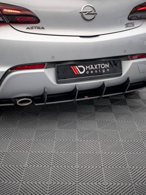 Opel Astra GTC OPC-line J - Difusor traseiro STREET PRO | OPASJGTCOPCLINECNC-RS1B+BRBI | Produto Maxton Design distribuído por Unicartuning.