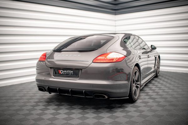 Porsche Panamera / Panamera Diesel 970 - Difusor traseiro STREET PRO | POPA970CNC-RS1B | Produto Maxton Design distribuído por Unicartuning.