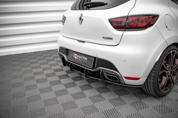 Renault Clio RS Mk4 - Difusor traseiro STREET PRO | RECL4RSCNC-RS1B+BRBI | Produto Maxton Design distribuído por Unicartuning.