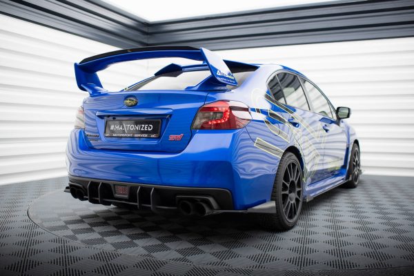Subaru WRX STI Mk1 - Difusor traseiro STREET PRO | SUIM4FWRXSTICNC-RS1B+BRBI | Produto Maxton Design distribuído por Unicartuning.