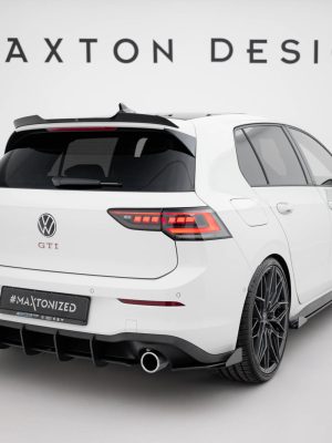 Volkswagen Golf GTI Mk8 - Difusor traseiro STREET PRO V.1 | VWGO8GTICNC-RS1B+BRBI | Produto Maxton Design distribuído por Unicartuning.