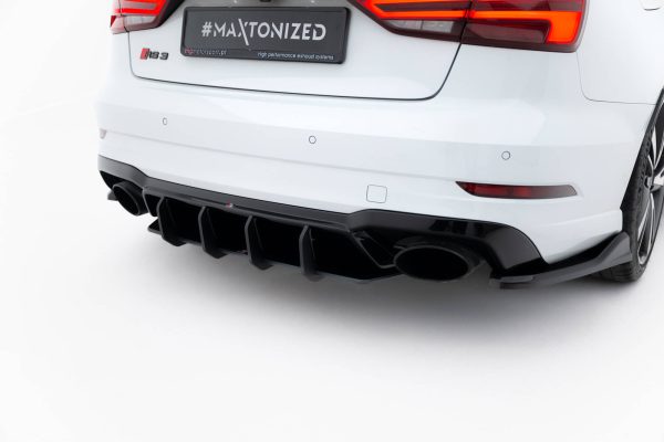 Audi RS3 Sedan 8V (facelift) - Difusor traseiro STREET PRO V.2 | AURS38VFSCNC-RS2B | Produto Maxton Design distribuído por Unicartuning. Audi RS3 Sedan 8V (facelift) - Difusor traseiro STREET PRO V.2 | AURS38VFSCNC-RS2B | Produto Maxton Design distribuído por Unicartuning.