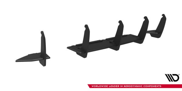Ford Focus RS Mk3 - Difusor traseiro STREET PRO V.2 | FOFO3RSCNC-RS2BRB | Produto Maxton Design distribuído por Unicartuning.