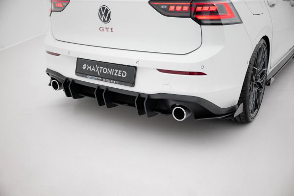 Volkswagen Golf GTI Mk8 - Difusor traseiro STREET PRO V.2 | VWGO8GTICNC-RS2B | Produto Maxton Design distribuído por Unicartuning. Volkswagen Golf GTI Mk8 - Difusor traseiro STREET PRO V.2 | VWGO8GTICNC-RS2B | Produto Maxton Design distribuído por Unicartuning.