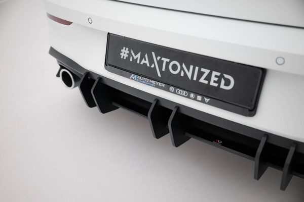 Volkswagen Golf GTI Mk8 - Difusor traseiro STREET PRO V.2 | VWGO8GTICNC-RS2B+BRBI | Produto Maxton Design distribuído por Unicartuning. Volkswagen Golf GTI Mk8 - Difusor traseiro STREET PRO V.2 | VWGO8GTICNC-RS2B+BRBI | Produto Maxton Design distribuído por Unicartuning.