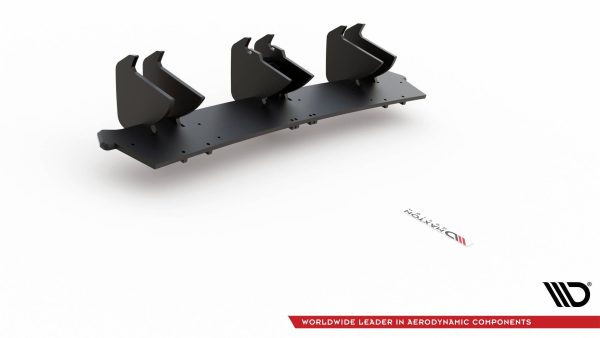 Volkswagen Golf GTI Mk8 - Difusor traseiro STREET PRO V.2 | VWGO8GTICNC-RS2BRB | Produto Maxton Design distribuído por Unicartuning.