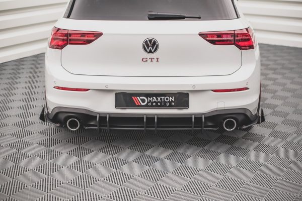 Volkswagen Golf GTI Mk8 - Difusor traseiro STREET PRO V.2 | VWGO8GTICNC-RS2BRB | Produto Maxton Design distribuído por Unicartuning.