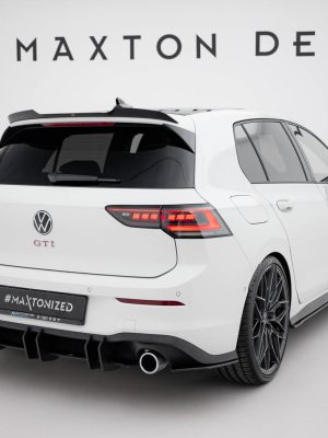 Volkswagen Golf GTI Mk8 - Difusor traseiro STREET PRO V.2 | VWGO8GTICNC-RS2BRB | Produto Maxton Design distribuído por Unicartuning.