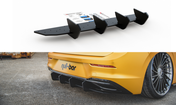 Volkswagen Golf Mk8 - Difusor traseiro STREET PRO V.2 | VWGO8CNC-RS2B | Produto Maxton Design distribuído por Unicartuning. Volkswagen Golf Mk8 - Difusor traseiro STREET PRO V.2 | VWGO8CNC-RS2B | Produto Maxton Design distribuído por Unicartuning.