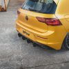 Volkswagen Golf Mk8 - Difusor traseiro STREET PRO V.2 | VWGO8CNC-RS2B+BRBI | Produto Maxton Design distribuído por Unicartuning.
