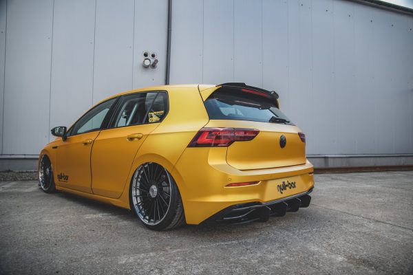 Volkswagen Golf Mk8 - Difusor traseiro STREET PRO V.2 | VWGO8CNC-RS2B+BRBI | Produto Maxton Design distribuído por Unicartuning.