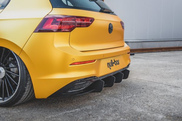 Volkswagen Golf Mk8 - Difusor traseiro STREET PRO V.2 | VWGO8CNC-RS2B+BRBI | Produto Maxton Design distribuído por Unicartuning.