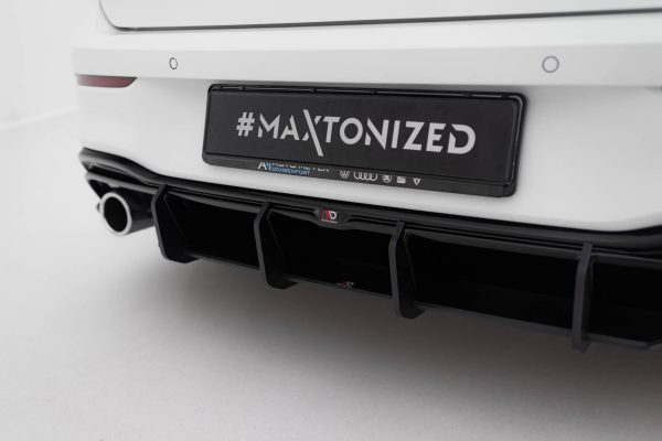 Volkswagen Golf GTI Mk8 - Difusor traseiro STREET PRO V.4 | VWGO8GTICNC-RS4B+BRBI | Produto Maxton Design distribuído por Unicartuning. Volkswagen Golf GTI Mk8 - Difusor traseiro STREET PRO V.4 | VWGO8GTICNC-RS4B+BRBI | Produto Maxton Design distribuído por Unicartuning.