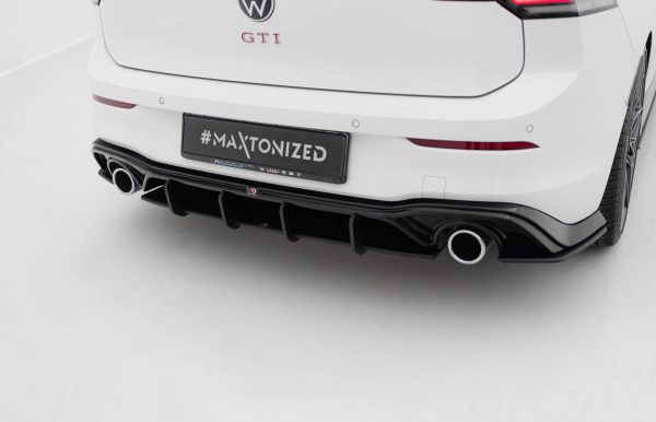 Volkswagen Golf GTI / GTE / R-line Mk8 - Difusor traseiro STREET PRO V.5 | VWGO8GTICNC-RS5BRB | Produto Maxton Design distribuído por Unicartuning. Volkswagen Golf GTI / GTE / R-line Mk8 - Difusor traseiro STREET PRO V.5 | VWGO8GTICNC-RS5BRB | Produto Maxton Design distribuído por Unicartuning.