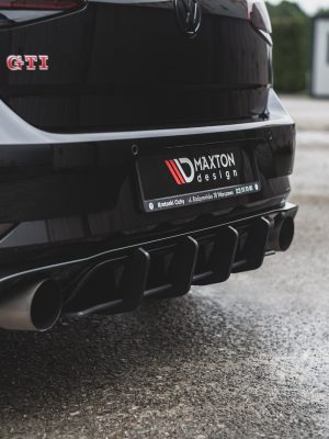 Volkswagen Golf 7 GTI Tcr - Difusor traseiro STREET PRO | VWGO7FGTITCRCNC-RS1B+BRBI | Produto Maxton Design distribuído por Unicartuning.