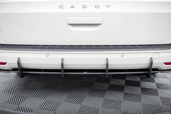 Volkswagen Caddy Maxi Mk5 - Difusor traseiro STREET PRO | VWCA5MAXICNC-RS1BRB | Produto Maxton Design distribuído por Unicartuning.