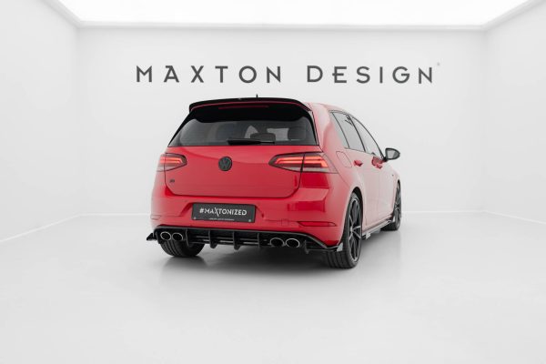 Volkswagen Golf R Mk7 (facelift) - Difusor traseiro STREET PRO | VWGO7FRCNC-RS2B | Produto Maxton Design distribuído por Unicartuning.