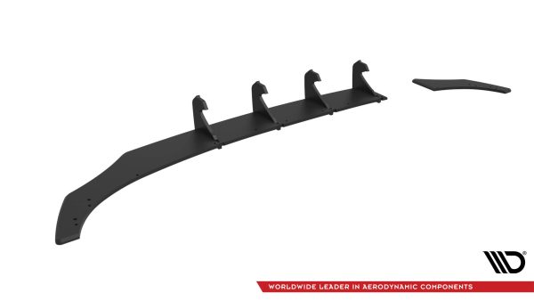 Volkswagen Polo GTI Mk6 (facelift) - Difusor traseiro STREET PRO | VWPO6FGTICNC-RS1B+BRBI | Produto Maxton Design distribuído por Unicartuning.