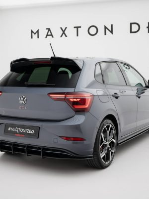 Volkswagen Polo GTI Mk6 (facelift) - Difusor traseiro STREET PRO | VWPO6FGTICNC-RS1B+BRBI | Produto Maxton Design distribuído por Unicartuning.